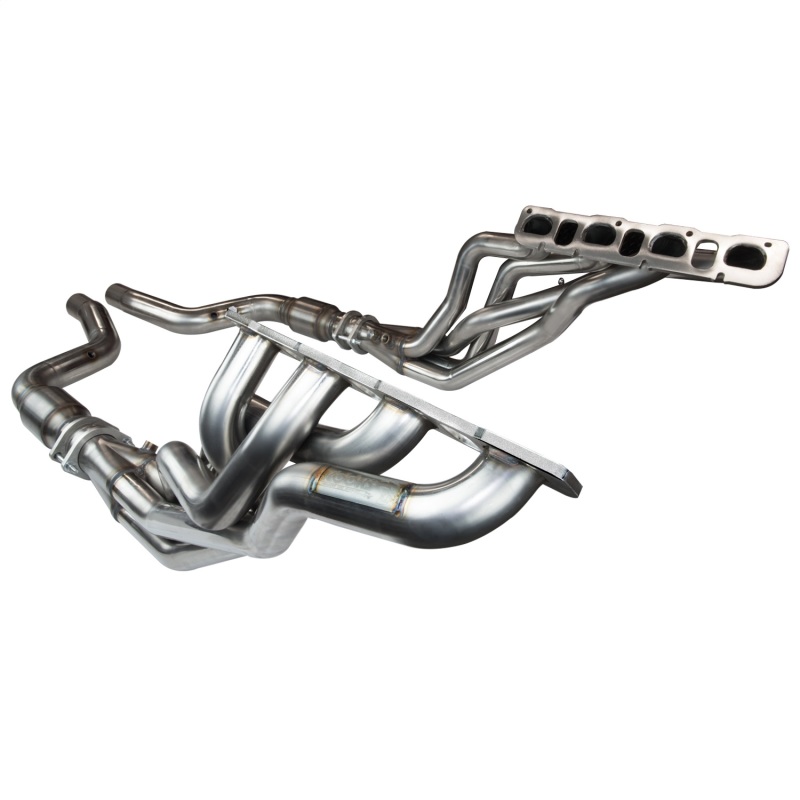 Dodge Challenger Performance Exhaust - Kooks Headers - Stepped Headers with Green Connection Pipe - `15-`27